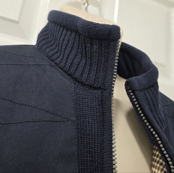 Orvis Ultimate Foul-Weather Shooting Full-Zip Sweater Navy Blue Size L - Picture 10 of 16